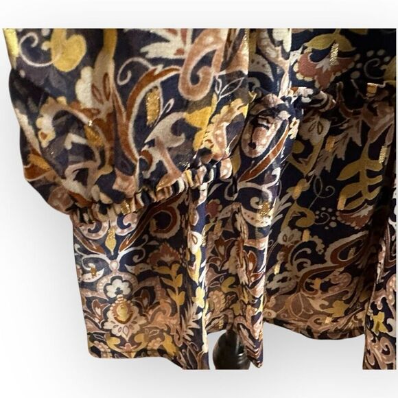 NWOT City Studio Floral Print Mini Dress Blue Small - Picture 5 of 11